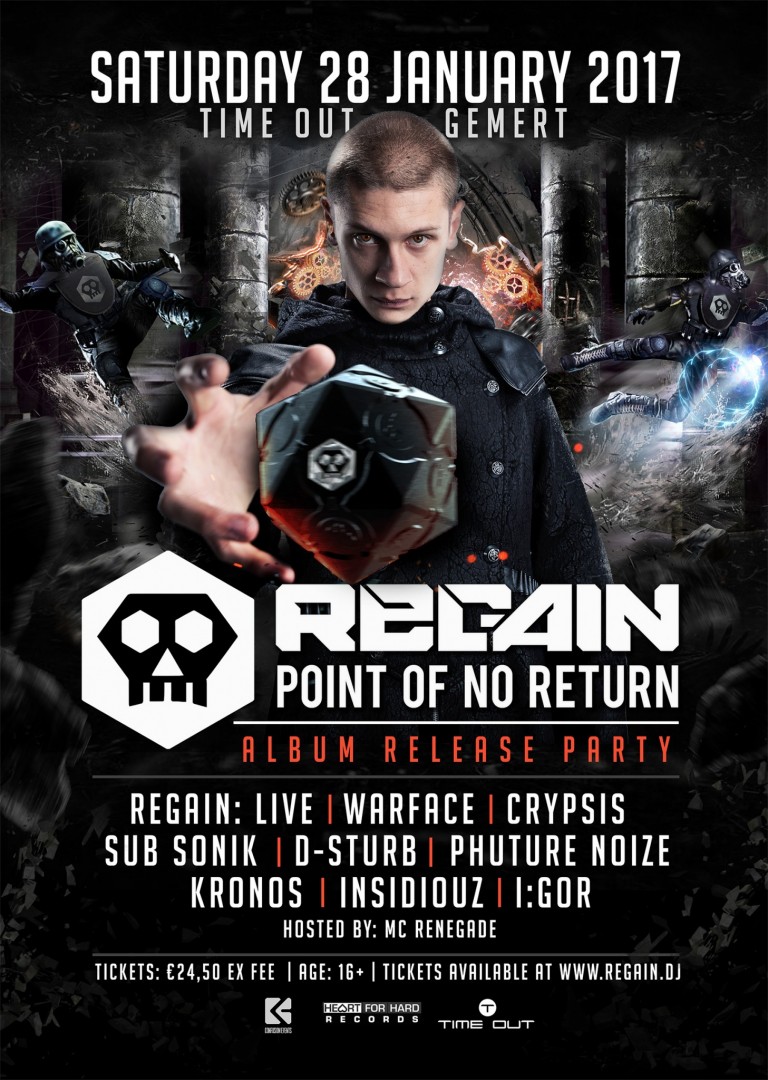 Regain Point of No Return Album Release Party, 28 january 2017 Time Out NXT Gemert